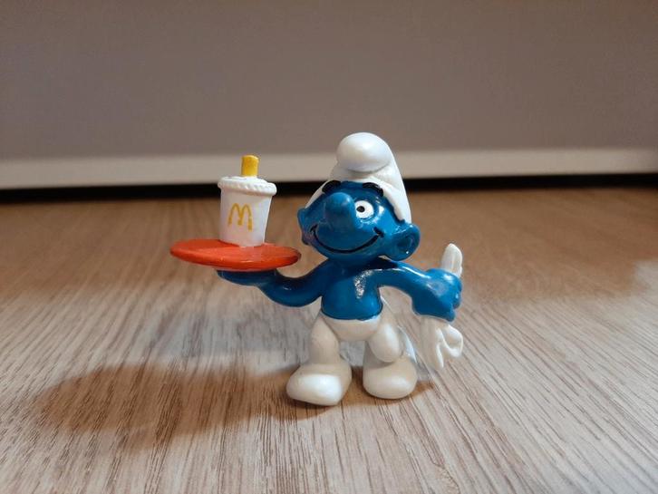 Mcdonalds smurf ober De Smurfen, Verzamelen, Smurfen, Smurfin, Ophalen of Verzenden