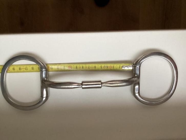 Myler bit Bustrens Level 1 13,5 cm  (12 mm dik), Dieren en Toebehoren, Paarden en Pony's | Hoofdstellen en Tuigage, Gebruikt, Overige soorten