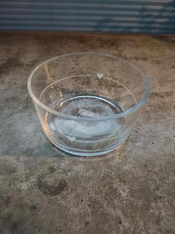 Glazen schaaltje met hartjes Rivera Maison  beschikbaar voor biedingen