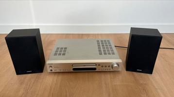 ONKYO CR-L5 + twee Philips BTM2325 speakers beschikbaar voor biedingen