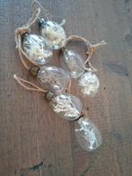 Pasen - Glazen hangers eieren met droogbloemen - nieuw, Diversen, Pasen, Ophalen of Verzenden, Nieuw