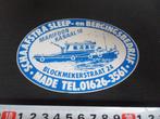 sticker made schaafstra sleep- en bergingsbedrijf marifoon, Verzamelen, Ophalen, Zo goed als nieuw, Bedrijf of Vereniging