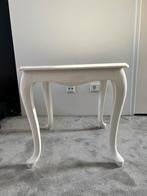 Hoogglans wit sidetable met barok potten, 100 tot 150 cm, Vierkant, Ophalen of Verzenden, Zo goed als nieuw