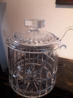 VINTAGE KRISTALLEN BOWLSCHAAL met GLAZEN BOWLLEPEL I.Z.G.ST, Antiek en Kunst, Ophalen of Verzenden