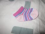 Nieuwe roze/fuchsia/turquoise/witte enkel sokjes maat 68/74, Ophalen of Verzenden, Nieuw, Meisje, Sokjes