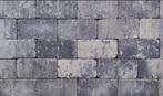 Antieke trommel betonstraatsteen 6cm grijs/zwart, Nieuw, Beton, Ophalen of Verzenden, Klinkers