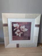 Schilderij/ wanddecoratie Magnolia, 75 tot 100 cm, Ophalen of Verzenden, Zo goed als nieuw, 75 cm of meer