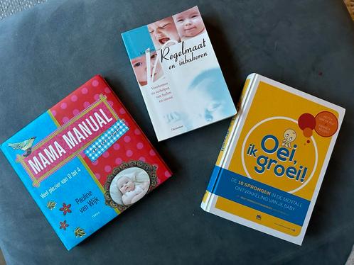 Oei, ik groei! Mama manual en Regelmaat en inbakeren, Boeken, Zwangerschap en Opvoeding, Zo goed als nieuw, Opvoeding tot 6 jaar
