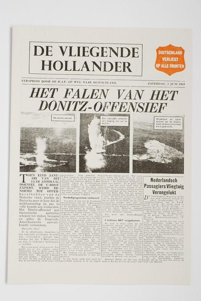 5 juni 1943 - De Vliegende Hollander | Heruitgave 1994, Verzamelen, Militaria | Tweede Wereldoorlog, Boek of Tijdschrift, Nederland