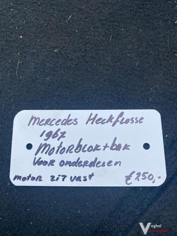 Mercedes Heckflosse 1967 Motor+ Bak voor onderdelen  beschikbaar voor biedingen