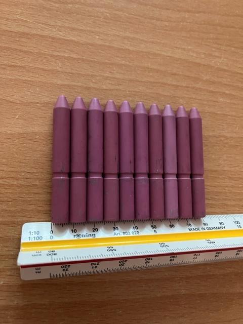 Technisch keramiek slijt pinnen, aluminium oxide, 205 stuks, Hobby en Vrije tijd, Overige Hobby en Vrije tijd, Zo goed als nieuw