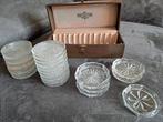 Verzameling glazen onderzetters , 20 stuks, Antiek en Kunst, Curiosa en Brocante, Ophalen of Verzenden
