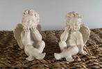 2 Massieve engelenbeeldjes.  Hoogte 5,5 cm Breedte 3/3,5 cm, Verzamelen, Beelden en Beeldjes, Ophalen of Verzenden, Zo goed als nieuw