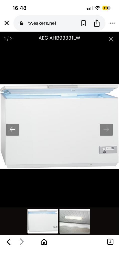 AEG Diepvrieskist A+++   335 l. LOW FROST inhoud - Netjes!, Witgoed en Apparatuur, Vriezers en Diepvrieskisten, Zo goed als nieuw