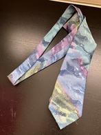Z.g.a.n/bewerkte stropdas pastelkleuren/Canda, Blauw, Ophalen of Verzenden, Zo goed als nieuw, Met patroon