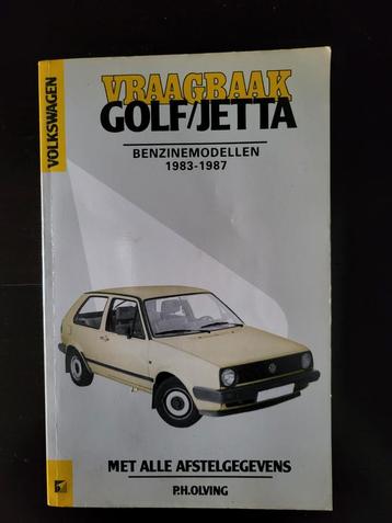 Vraagbaak Volkswagen Golf / Jetta benzinemodellen 1983–1987  beschikbaar voor biedingen