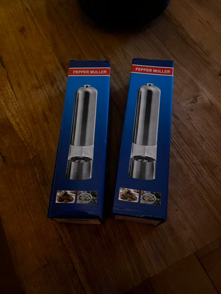 2x Pepermolen – nieuw in doos, Huis en Inrichting, Keuken | Keukenbenodigdheden, Zo goed als nieuw, Ophalen of Verzenden