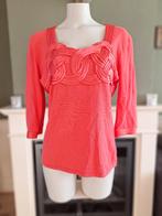 Leo Guy koraal roze rode Leo Guy trui XXL gratis verz, Kleding | Dames, Verzenden, Zo goed als nieuw, Maat 46/48 (XL) of groter