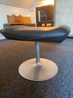 Footstoel/ hocker, Ophalen, Vintage, Leer, Zo goed als nieuw