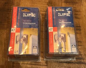 2 x Lips Veiligheids Grendel 5231C-3 Draairichting Rechts beschikbaar voor biedingen