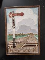 Herdenking's tegel spoorwegstaking 44-45, Antiek en Kunst, Ophalen of Verzenden