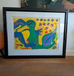 Antoinette Harpeneau Fantasiewerk eend vogel kleuren, Ophalen