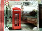 Puzzel London phone box 1000 stukjes van toy universe, Ophalen of Verzenden, 500 t/m 1500 stukjes, Legpuzzel, Zo goed als nieuw