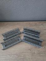 4 marklin vakwerk brugdelen voor m of k rails, Hobby en Vrije tijd, Modeltreinen | H0, Wisselstroom, Rails, Ophalen of Verzenden