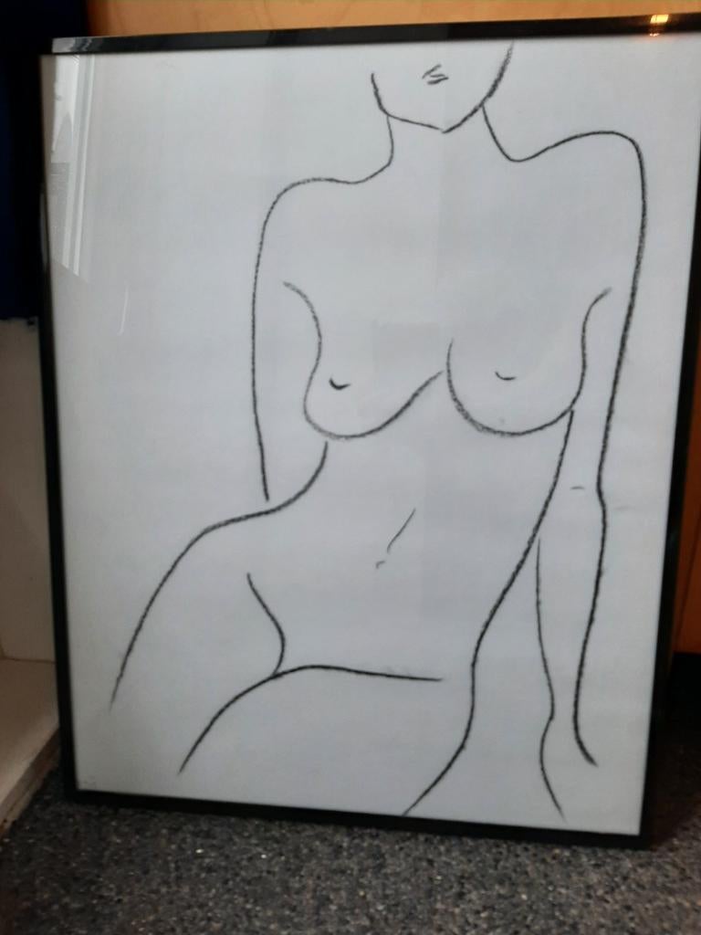 Tekening. Naakt. Ilse Aarsman, Ophalen