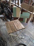 Bistro stoeltjes 7, Ophalen, Gebruikt, Metaal, Inklapbaar