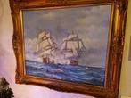 Zeeslag schilderij, Antiek en Kunst, Kunst | Schilderijen | Klassiek, Ophalen