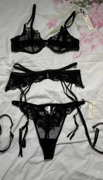 Lounge Underwear Setje Zwart zie beschrijving, Lounge Underwear, Ophalen of Verzenden, Zwart, Setje