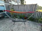 Hangmat met houten standaard, Ophalen, Gebruikt, Met standaard, Eenpersoons