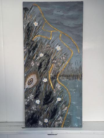 Schilderij op hout, wandpaneel, nieuw, 3d effect, decoratie  beschikbaar voor biedingen