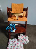 Stokke Tripp Trapp stoel incl toebehoren €130,-, Kinderen en Baby's, Kinderstoelen, Ophalen, Gebruikt, Meegroeistoel