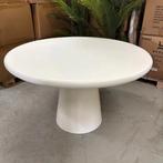 Eettafel Bloomstone 130cm, kleur Wit van Richmond Interiors, Ophalen
