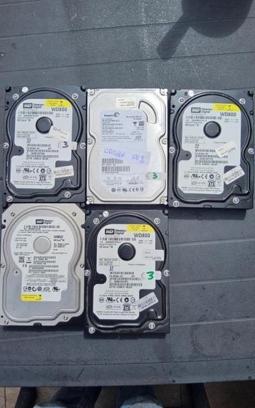 Harde schijven van 80GB beschikbaar voor biedingen