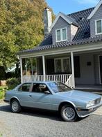 IJsblauwe Maserati Biturbo 1984, Achterwielaandrijving, Overige modellen, Blauw, Leder