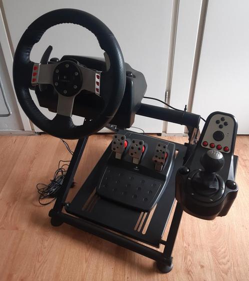Logitech G27 + Shifter & Wheelstand - PC / PS3, Computers en Software, Joysticks, Ophalen