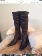 Prachtige kalfsleren laarzen 37, Ophalen of Verzenden, Zo goed als nieuw, Zwart, Sneakers of Gympen