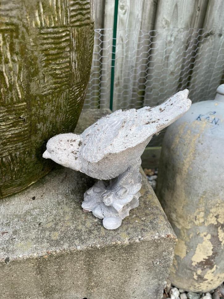 Betonnen tuinbeeld vogel, Tuin en Terras, Tuinbeelden, Verzenden