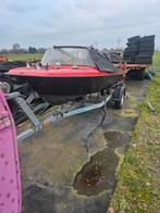 Polyester boot met 8pk motor en trailer, Ophalen, Gebruikt, Tot 10 pk, Minder dan 3 meter