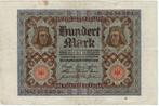 duitsland 100 mark 1920 gebruikt, Postzegels en Munten, Duitsland, Verzenden