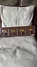 Brabantia keukendoeken rek bruin met gele bloemetjes, Ophalen of Verzenden, Zo goed als nieuw