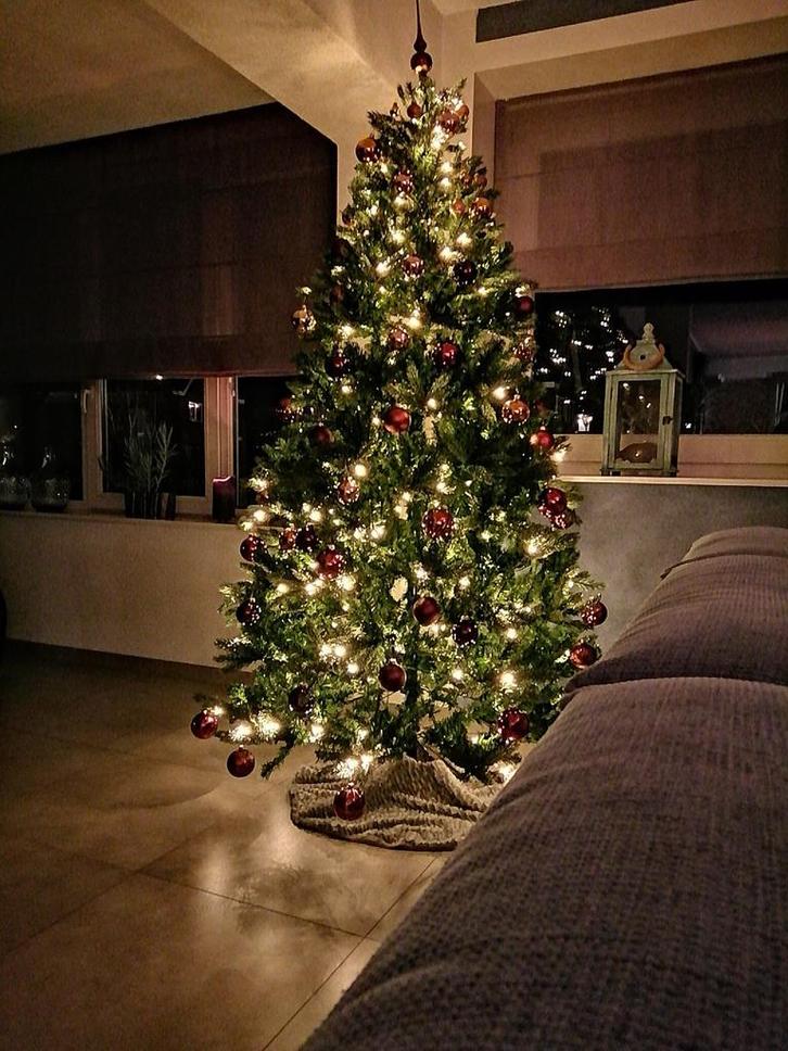 Kerstboom 210cm hoog, Diversen, Kerst, Gebruikt, Ophalen