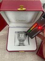 Cartier Santos Volledig Iced Out 41-mm, Sieraden, Tassen en Uiterlijk, Horloges | Heren, Overige merken, Staal, Staal, Polshorloge