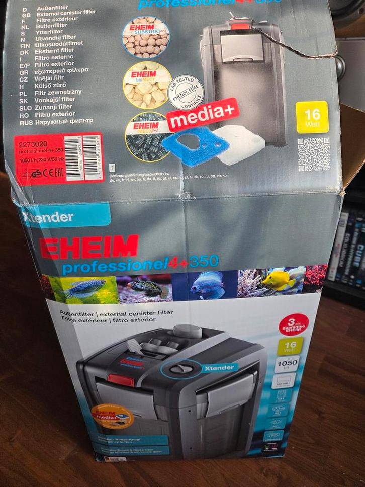 Eheim professional 4+ 350 2273 buitenfilter, Dieren en Toebehoren, Vissen | Aquaria en Toebehoren, Nieuw, Filter of Co2, Ophalen of Verzenden