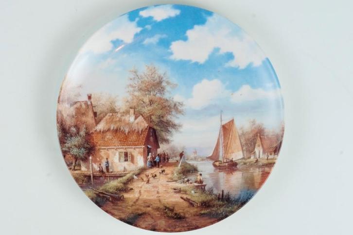 Bradex Wandbord 'De eerste lentedag', Antiek en Kunst, Antiek | Wandborden en Tegels, Ophalen of Verzenden