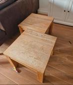 Massief eiken tafeltjes, Huis en Inrichting, Tafels | Salontafels, Ophalen