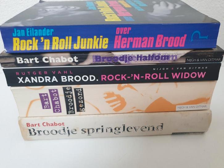Herman Brood Boeken Collectie, Boeken, Overige Boeken, Gelezen, Ophalen of Verzenden